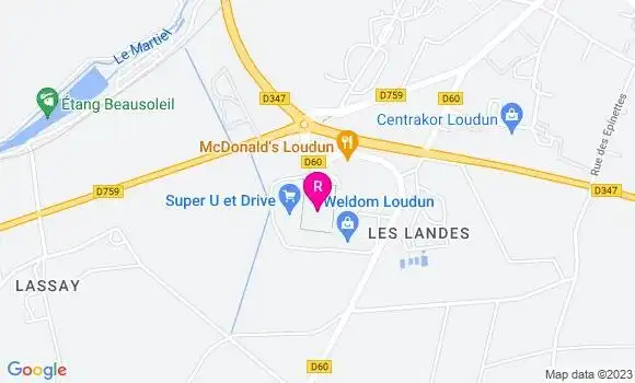 Localisation Fast Food Mc Donald