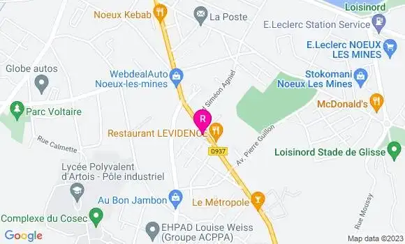 Localisation Pizzeria Subito Pizza