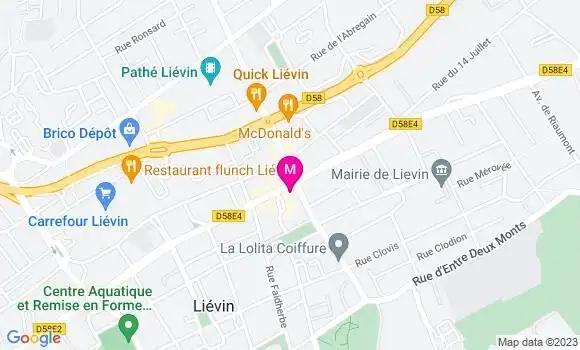 Localisation Restaurant  O