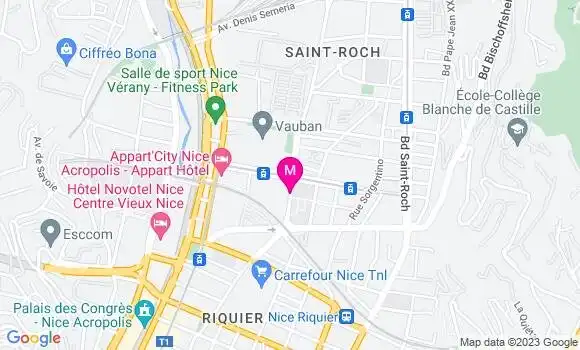 Localisation Fast Food Kfc