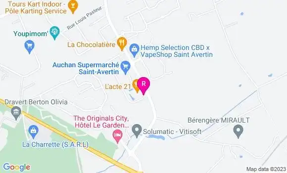 Localisation Restaurant  Paul