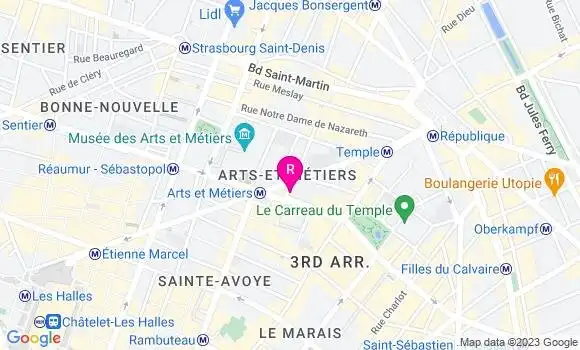 Localisation Restaurant  2d Atelier