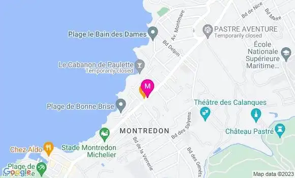 Localisation Restaurant  La Mer a Boire