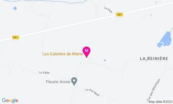 Localisation Food Truck Les Galettes de Marie
