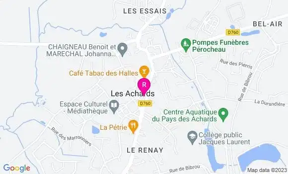 Localisation Pizzeria Au Phare Rouge