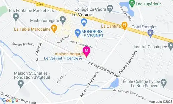 Localisation Restaurant  Maison Bogard