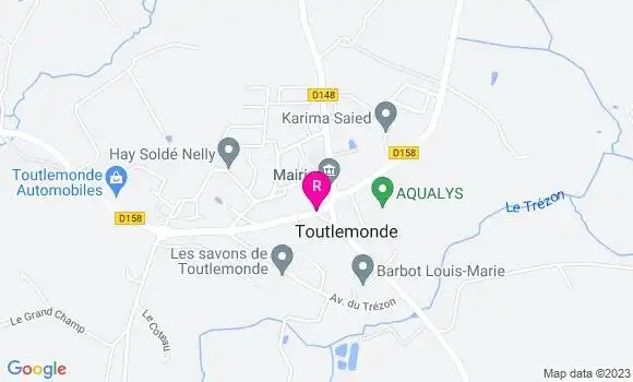 Localisation Restaurant  Chez la Caze 974