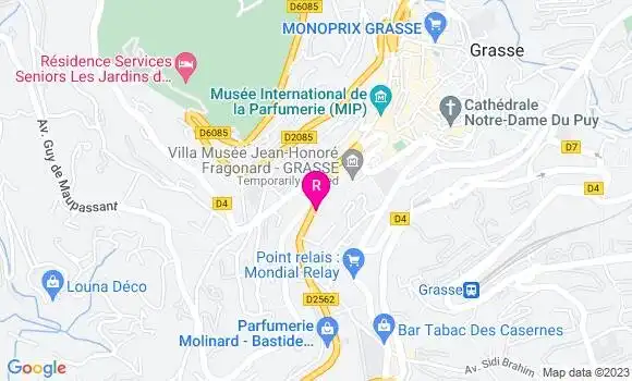 Localisation Restaurant  Le Fast