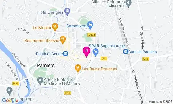 Localisation Restaurant  Avenue de Benga