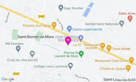 Localisation Restaurant  Pizza Bella Vista