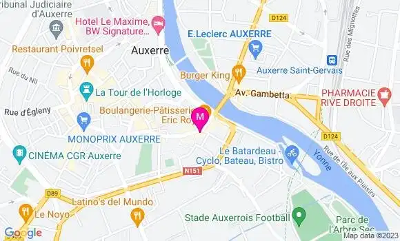 Localisation Restaurant  Le Benny