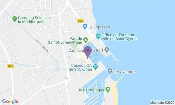 Localisation Restaurant  L