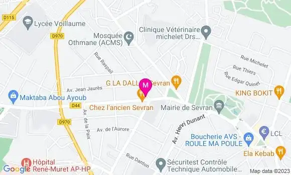 Localisation Restaurant Grill O