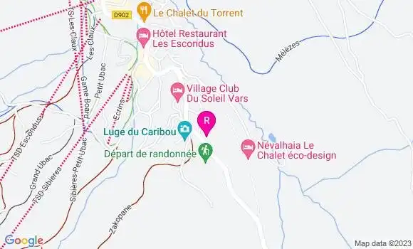 Localisation Restaurant  Le Rocky Mountain