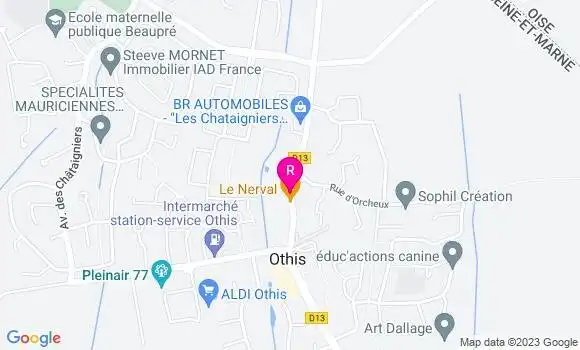 Localisation Restaurant  Pizza Hapido
