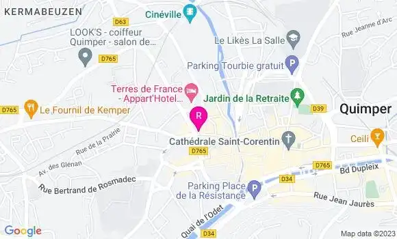 Localisation Restaurant  Breizh Gamelle