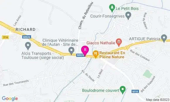 Localisation Restaurant  Tradi Pizza