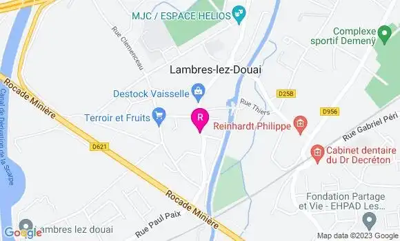 Localisation Pizzeria La Casa des Papilles