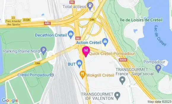 Localisation Fast Food Quick
