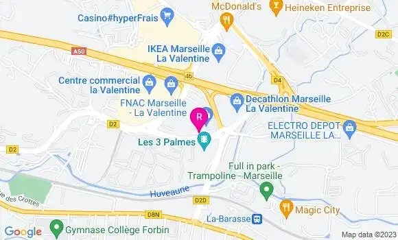 Localisation Fast Food Burger King