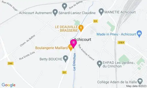 Localisation Pizzeria L