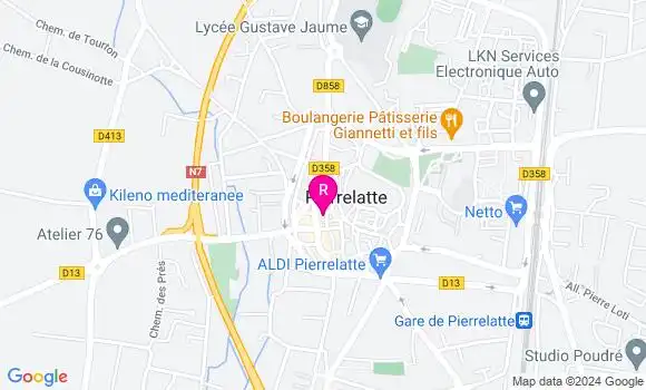 Localisation Brasserie Le Petit Taillade