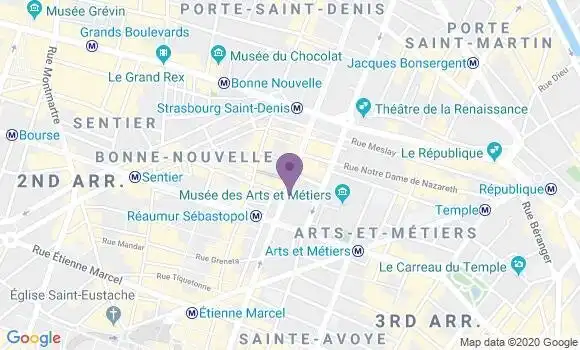 Localisation Le Bistrot de la Gaité