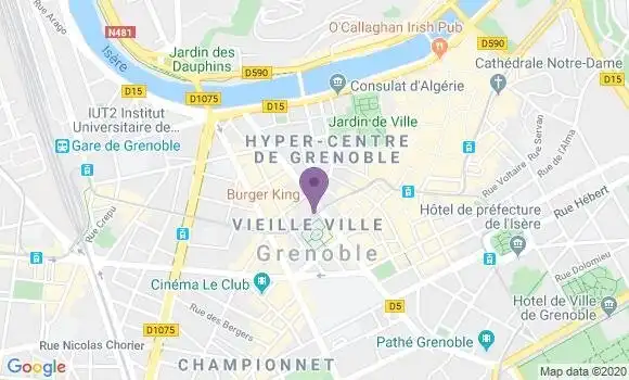 Localisation Fast Food Burger King