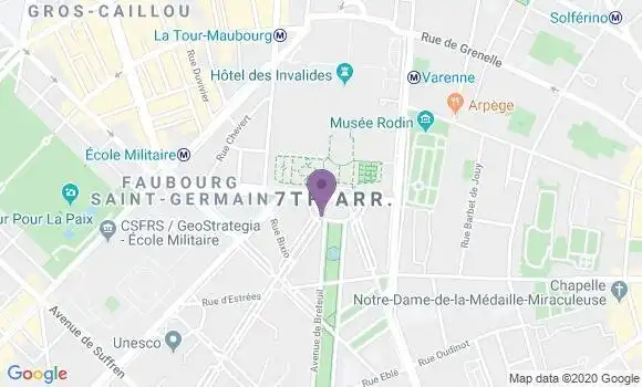 Localisation Restaurant  Le Vauban