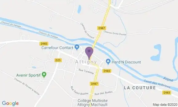 Localisation Pizzeria Le Charlemagne