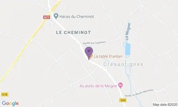 Localisation Restaurant  La Table d