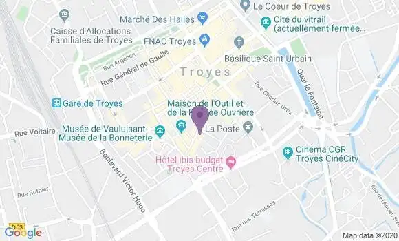 Localisation Restaurant  La Clef de Voute