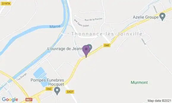 Localisation Restaurant Bar Le Murmont