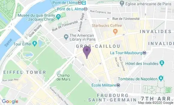 Localisation Le Café de Mars