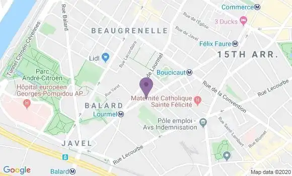 Localisation Restaurant  Le Felix Faure