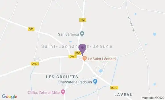 Localisation Restaurant  Le Saint Léonard