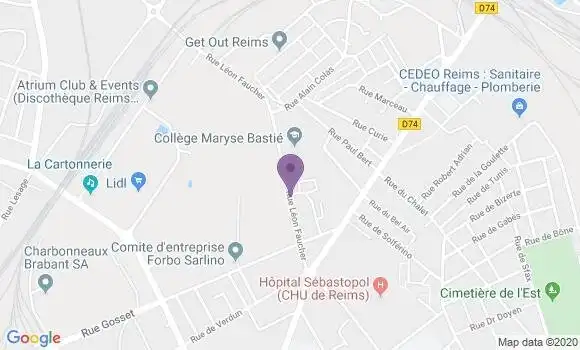 Localisation Restaurant  Les Sarments