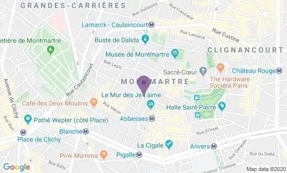 Localisation Restaurant  Le Relais de la Butte