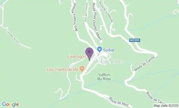 Localisation Restaurant  L