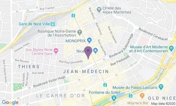 Localisation Restaurant  O