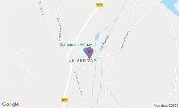 Localisation Auberge du Vernay