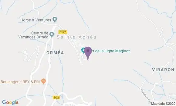 Localisation Restaurant  Le Righi