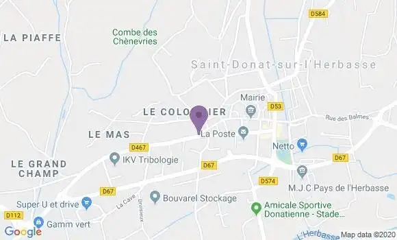 Localisation Restaurant  La Mousse de Brochet