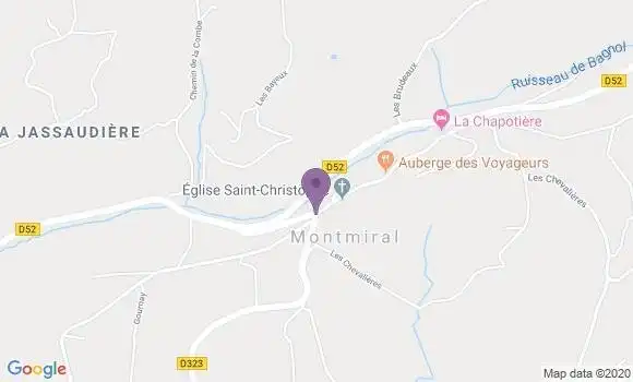 Localisation Auberge des Voyageurs