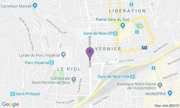 Localisation Pizzeria Le Duo