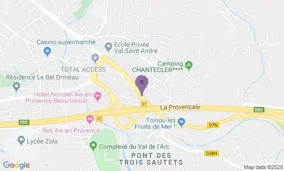 Localisation Restaurant Grill Courtepaille