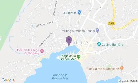 Localisation Restaurant  Poissonnerie Laurent