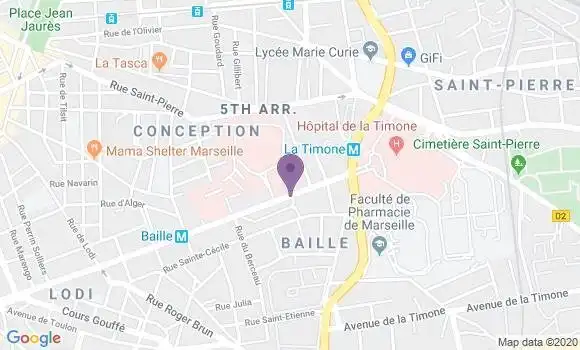 Localisation Restaurant  Côté Jardin