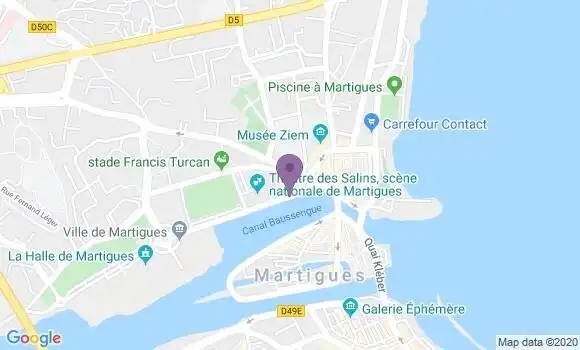 Localisation Restaurant  La Cour du Théâtre