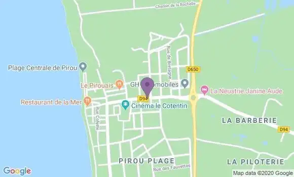 Localisation Restaurant Bar La Marée